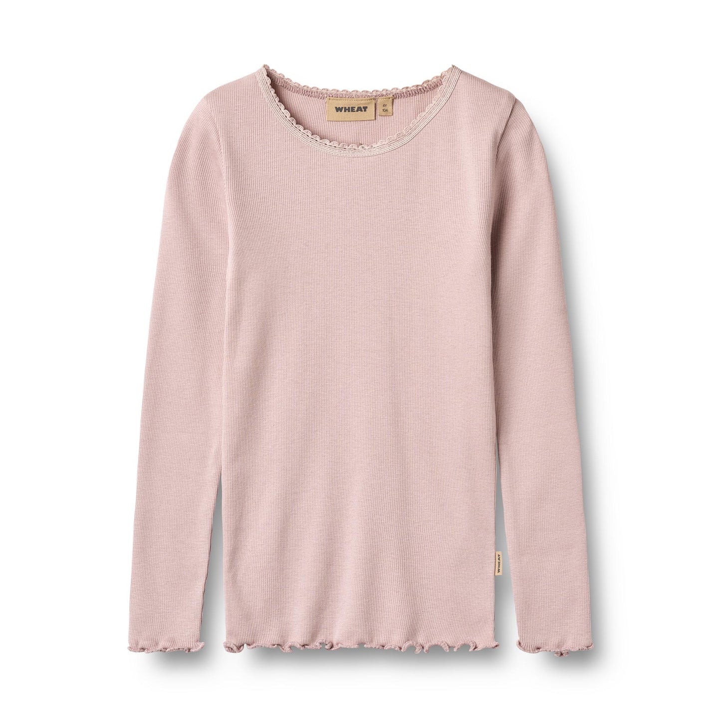 Wheat geripptes Langarmshirt Reese "Soft Lilac"