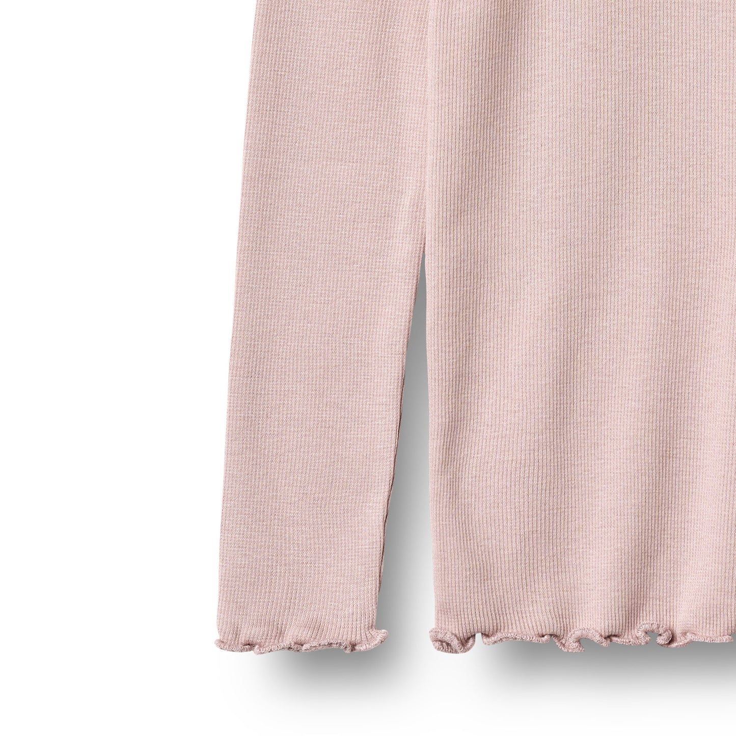 Wheat geripptes Langarmshirt Reese "Soft Lilac"