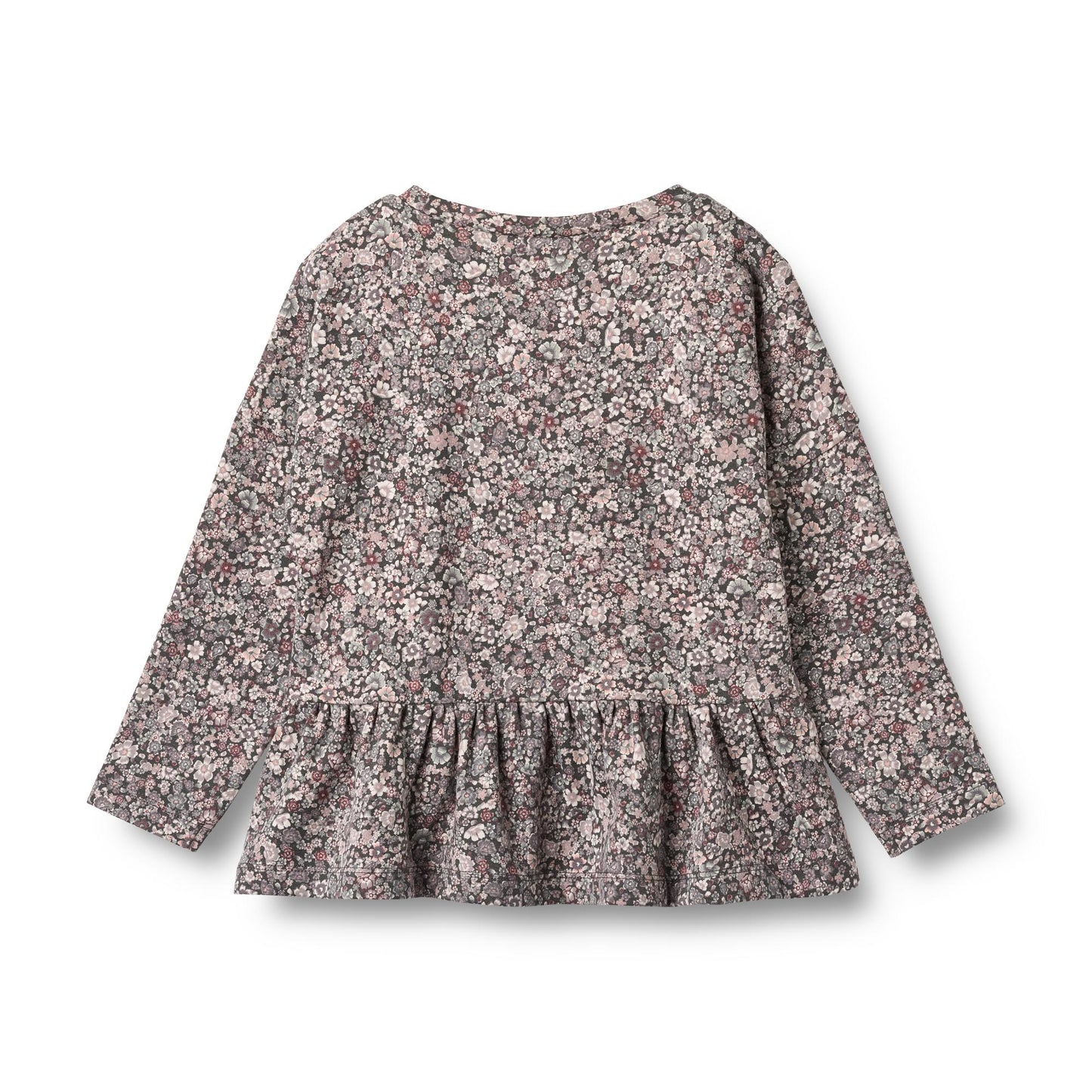 Wheat ausgestelltes Langarmshirt Carolina - Purple Stone Flowers