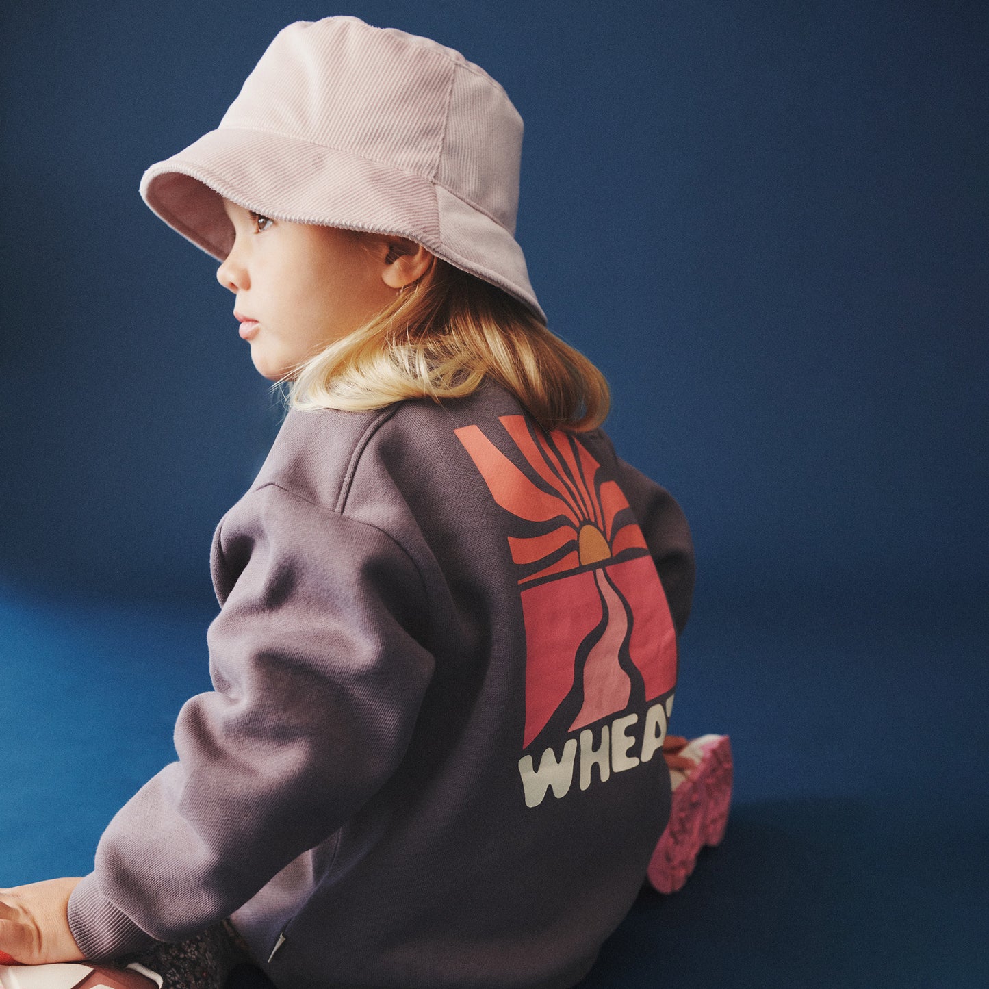Wheat Sweater Ellis - Purple Stone