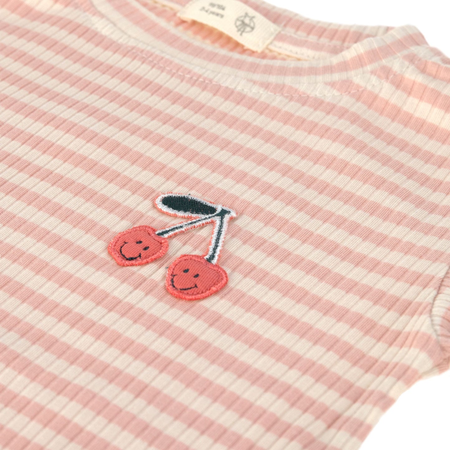 Lässig Long Sleeve Shirt gerippt Cherry