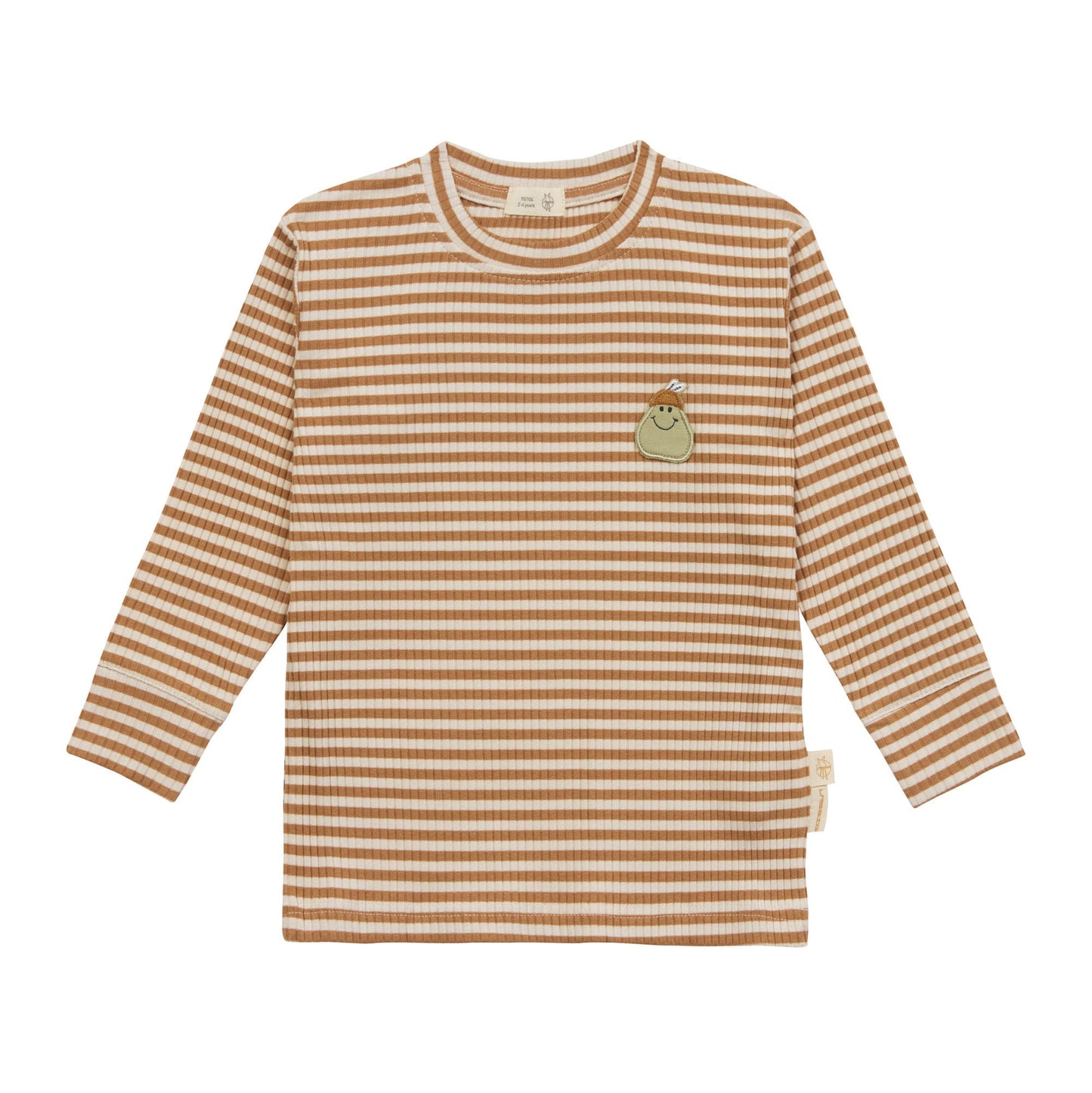 Lässig Long Sleeve Shirt gerippt Pear