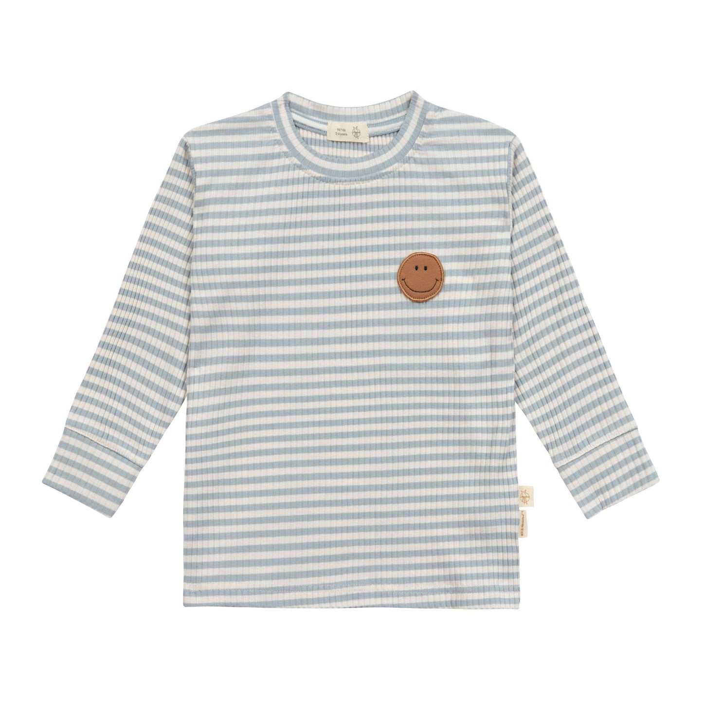 Lässig Long Sleeve Shirt gerippt Smile