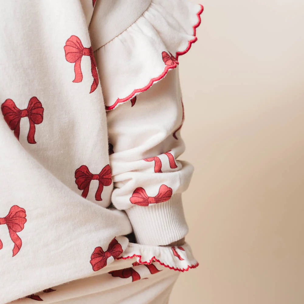 That`s mine Sweatshirt Amelia "Rouge boucle"
