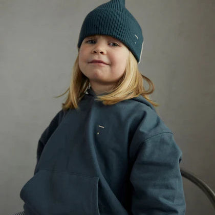 Gray Label Strickmütze aus Merinowolle "Blue Grey"