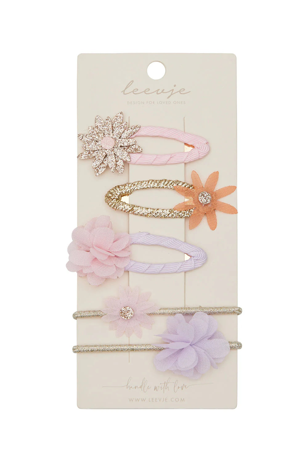 Leevje Haarspangen "Flower Power Mix"