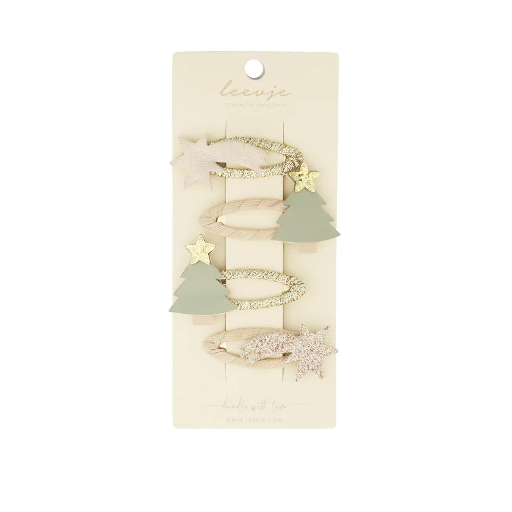 Leevje Haarspangen "Christmas Trees"