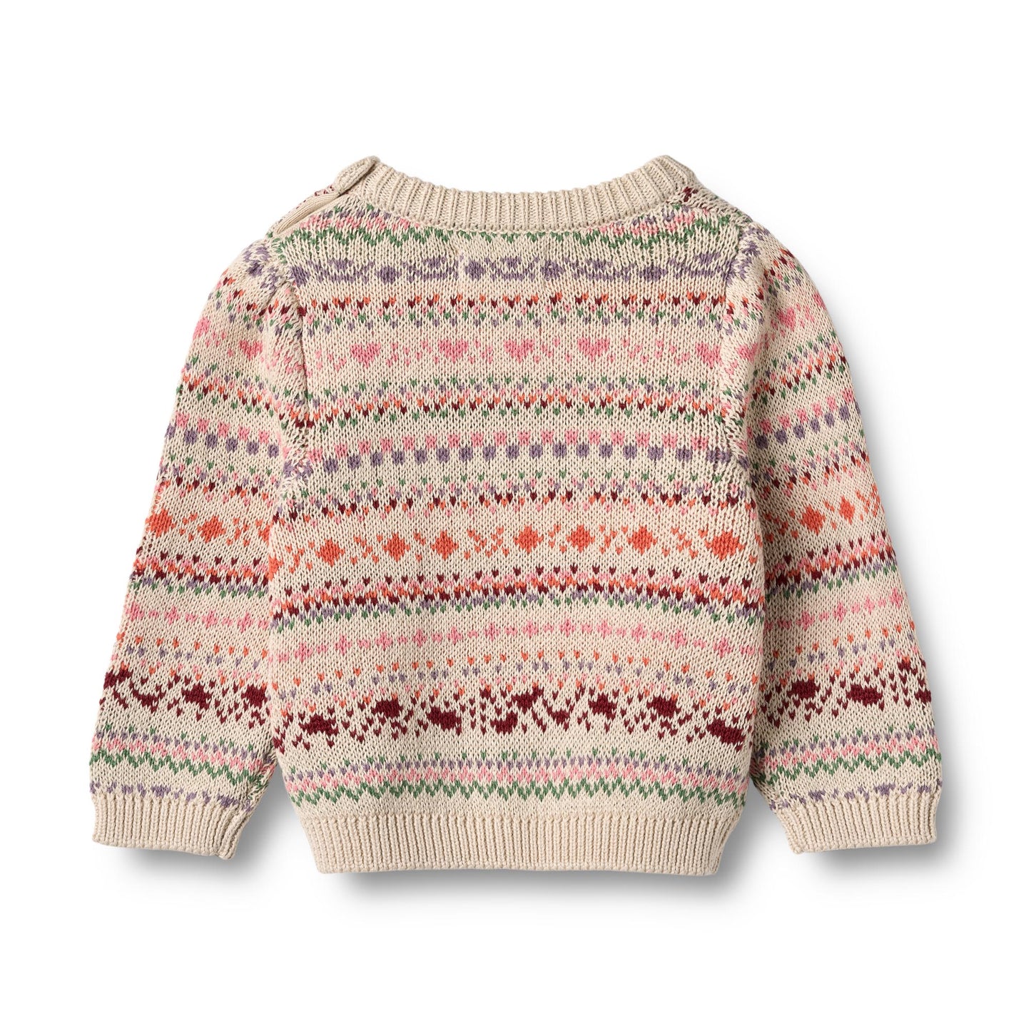 Wheat Baby Jacquard Pullover Olga "Multi"