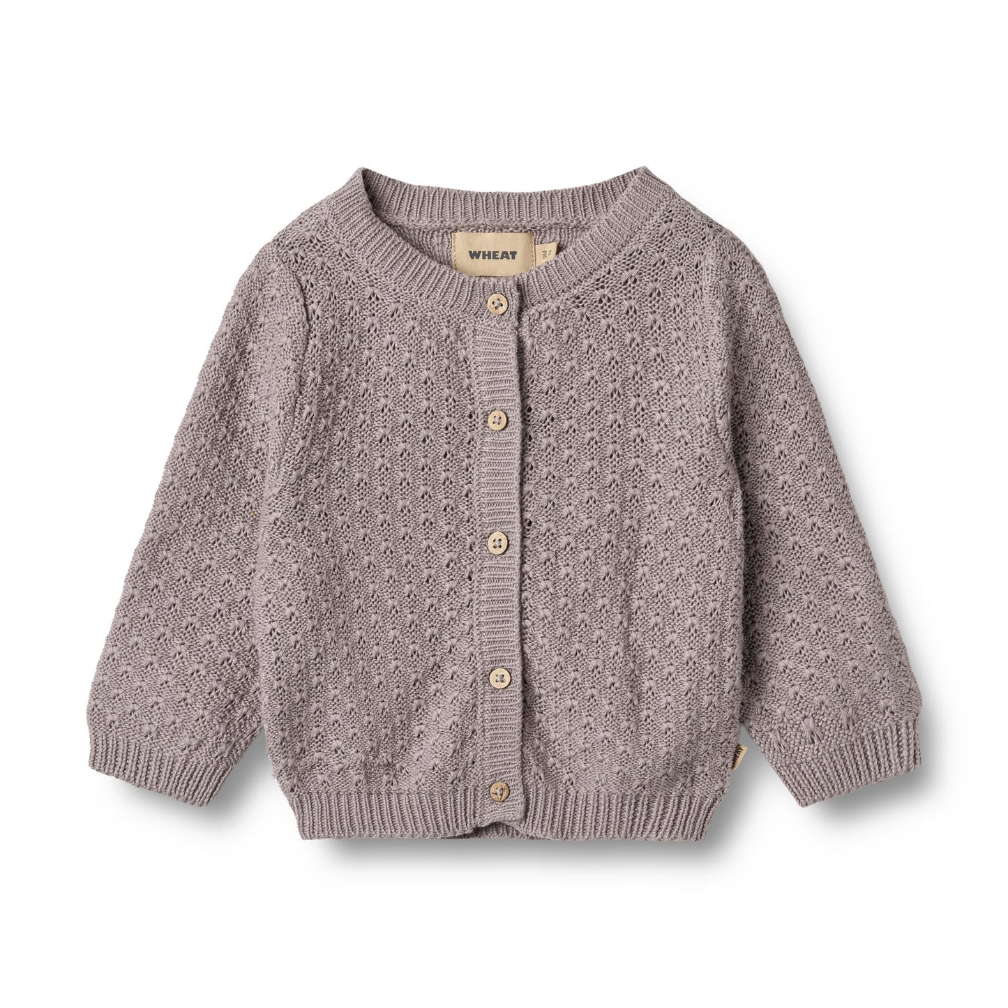 Wheat Cardigan Magnella "Dusty Purple"