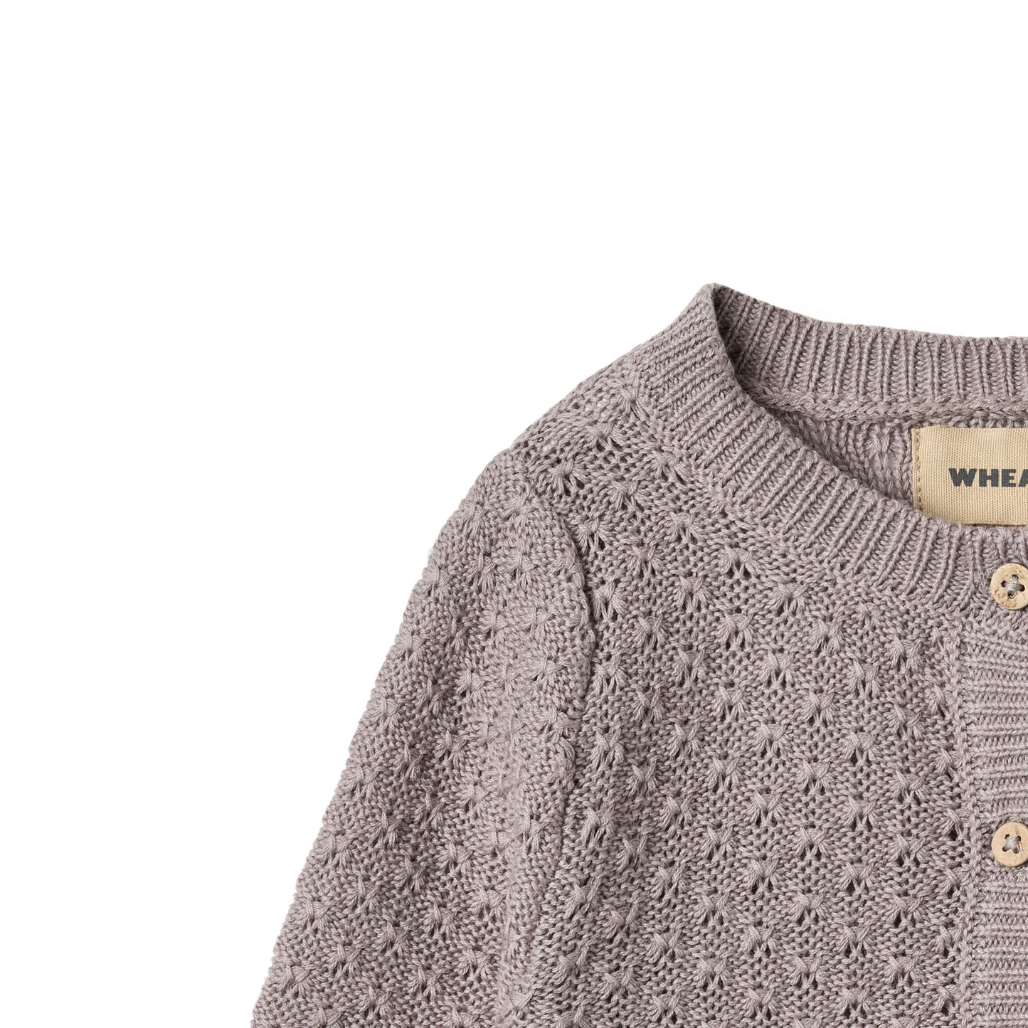 Wheat Cardigan Magnella "Dusty Purple"