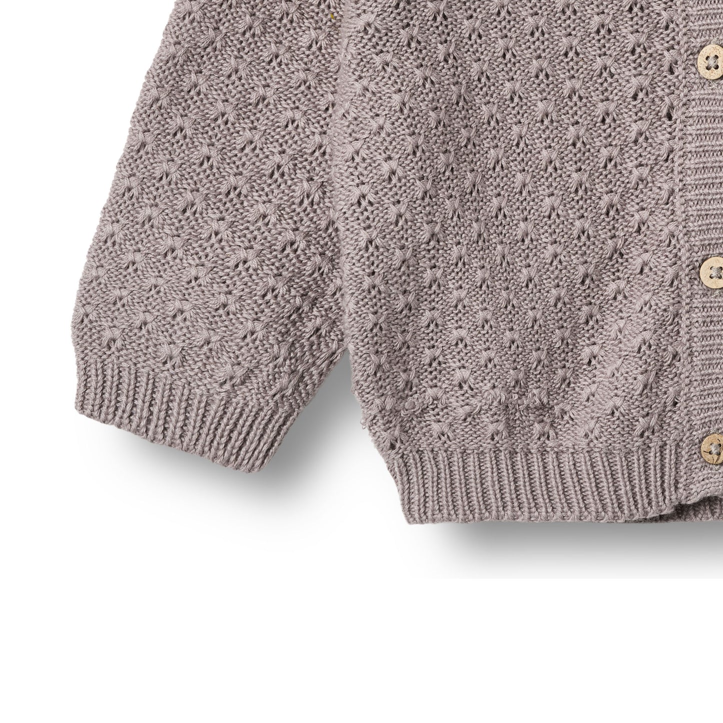 Wheat Cardigan Magnella "Dusty Purple"