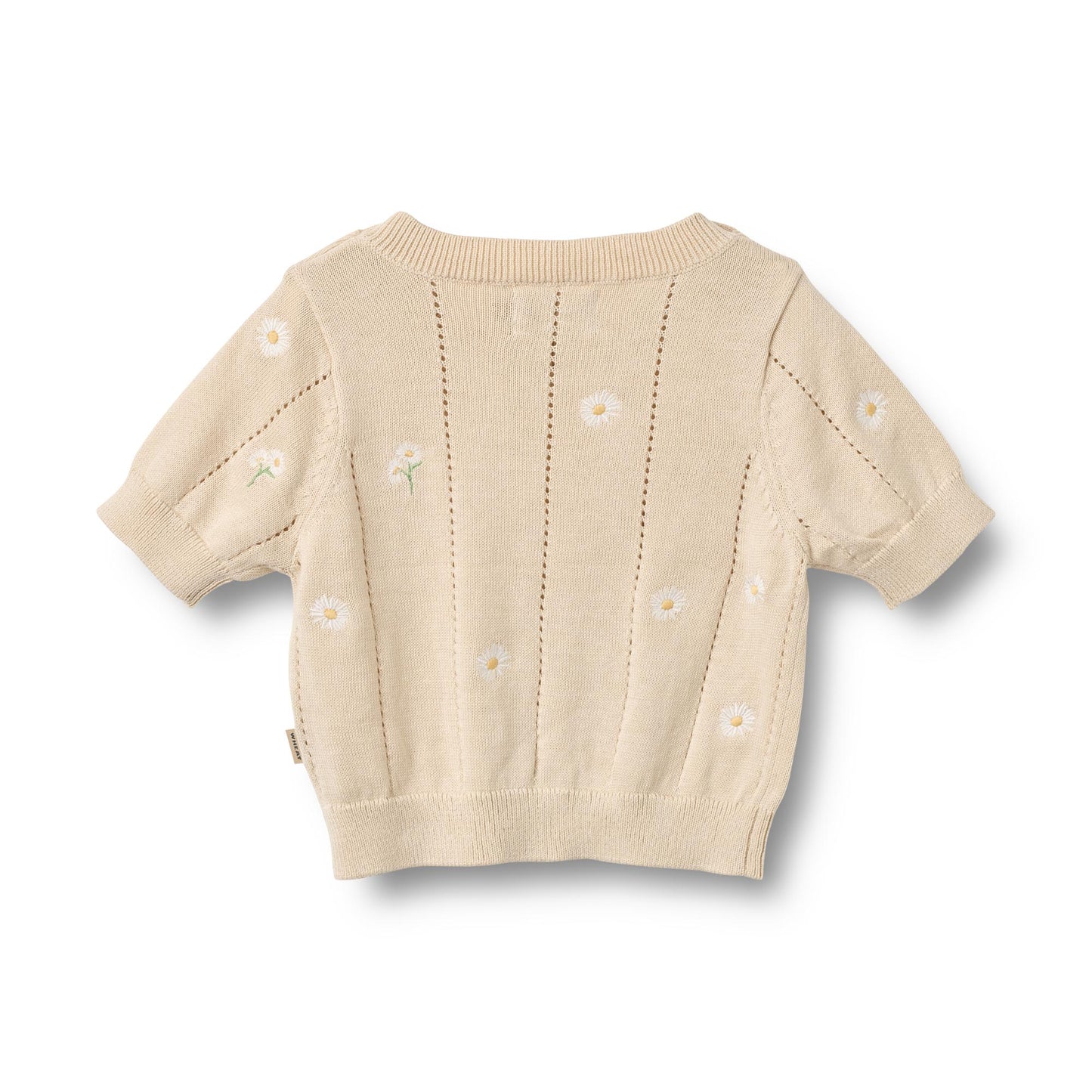 Wheat Baby Stricktop Malvina "Sandshell White Flowers"