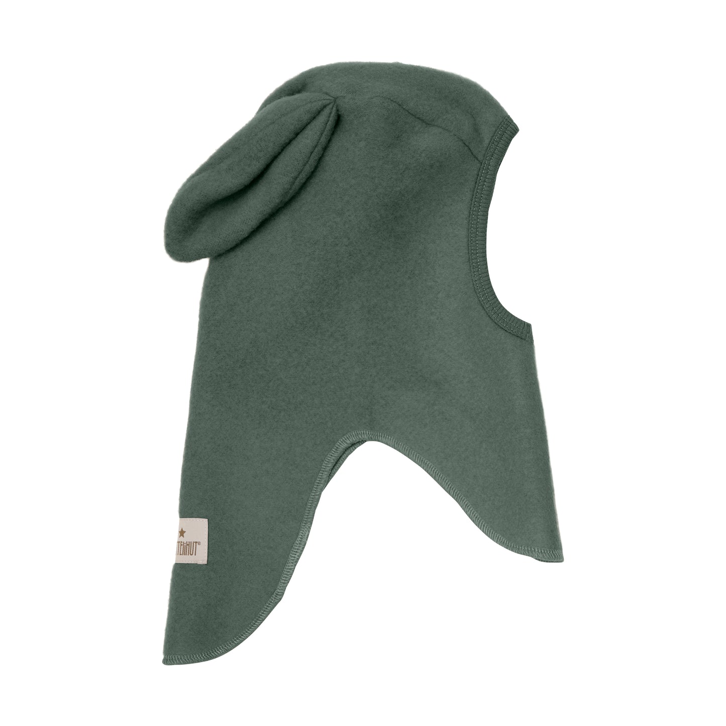 Huttelihut Schlupfmütze aus Wollfleece mit Häschenohren "Beetle"