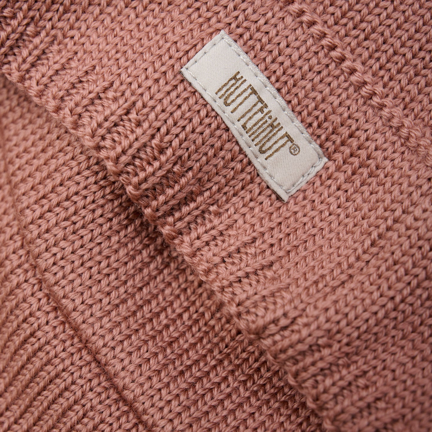 Huttelihut Stirnband aus Merinowolle "Burlwood"