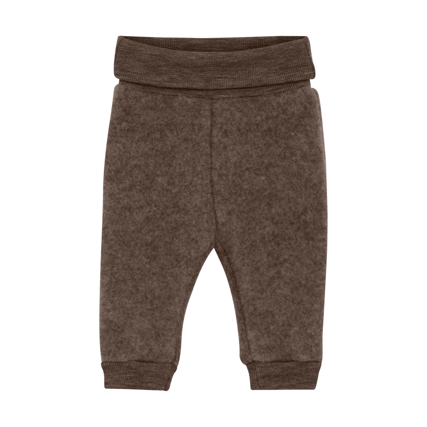 Huttelihut Wollfleecehose "Brown Melange"