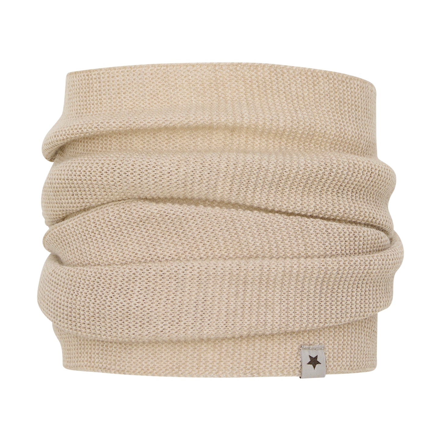 Huttelihut Strickloop aus Merinowolle "Sand Melange"