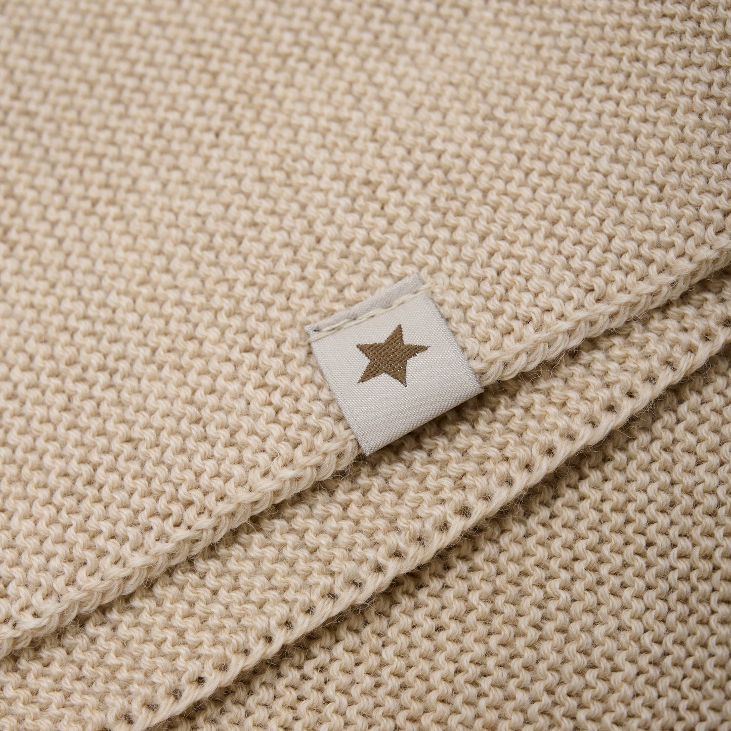 Huttelihut Strickloop aus Merinowolle "Sand Melange"