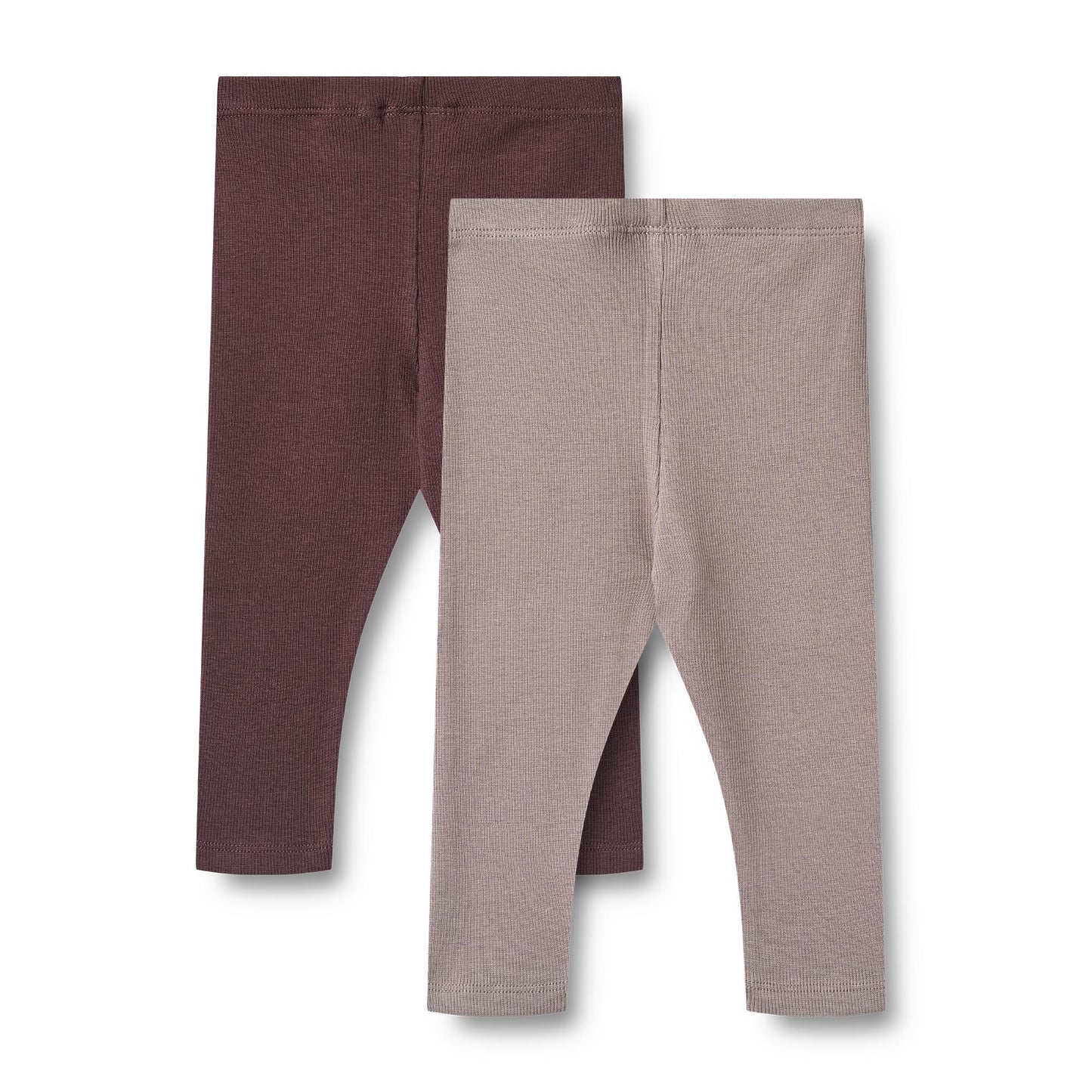 Wheat 2er Pack Rib-Leggings "Purple Fudge"