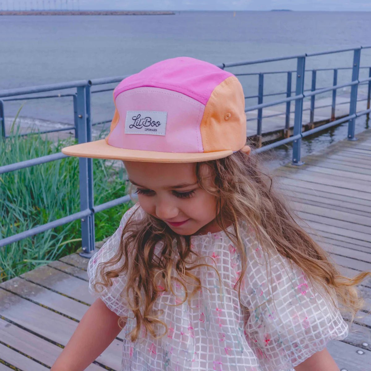 Lil'Boo Cap Block Blush Orange/Pink