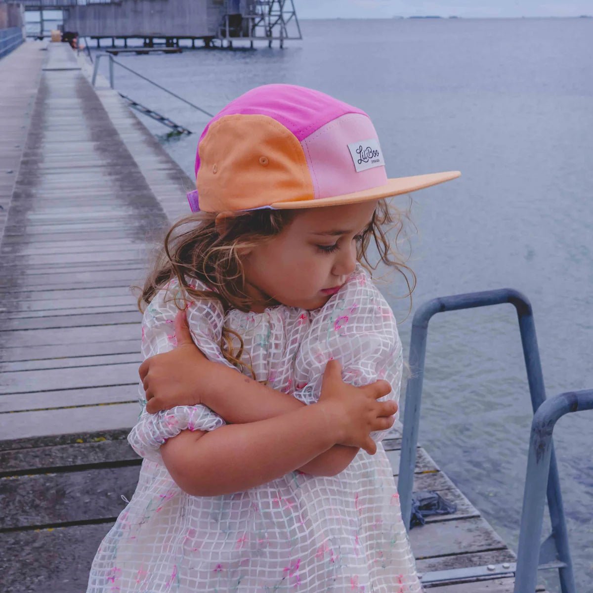Lil'Boo Cap Block Blush Orange/Pink
