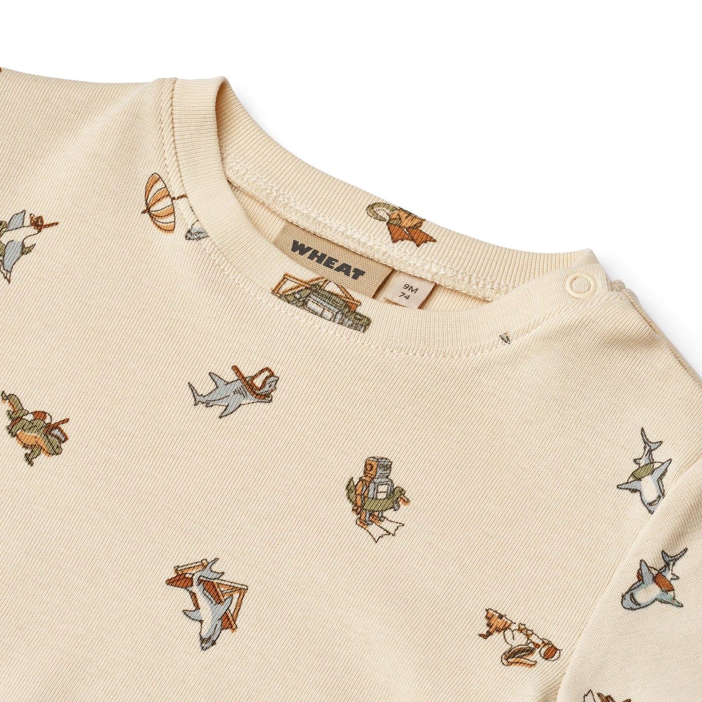 Wheat T-Shirt kurzarm Mikkel