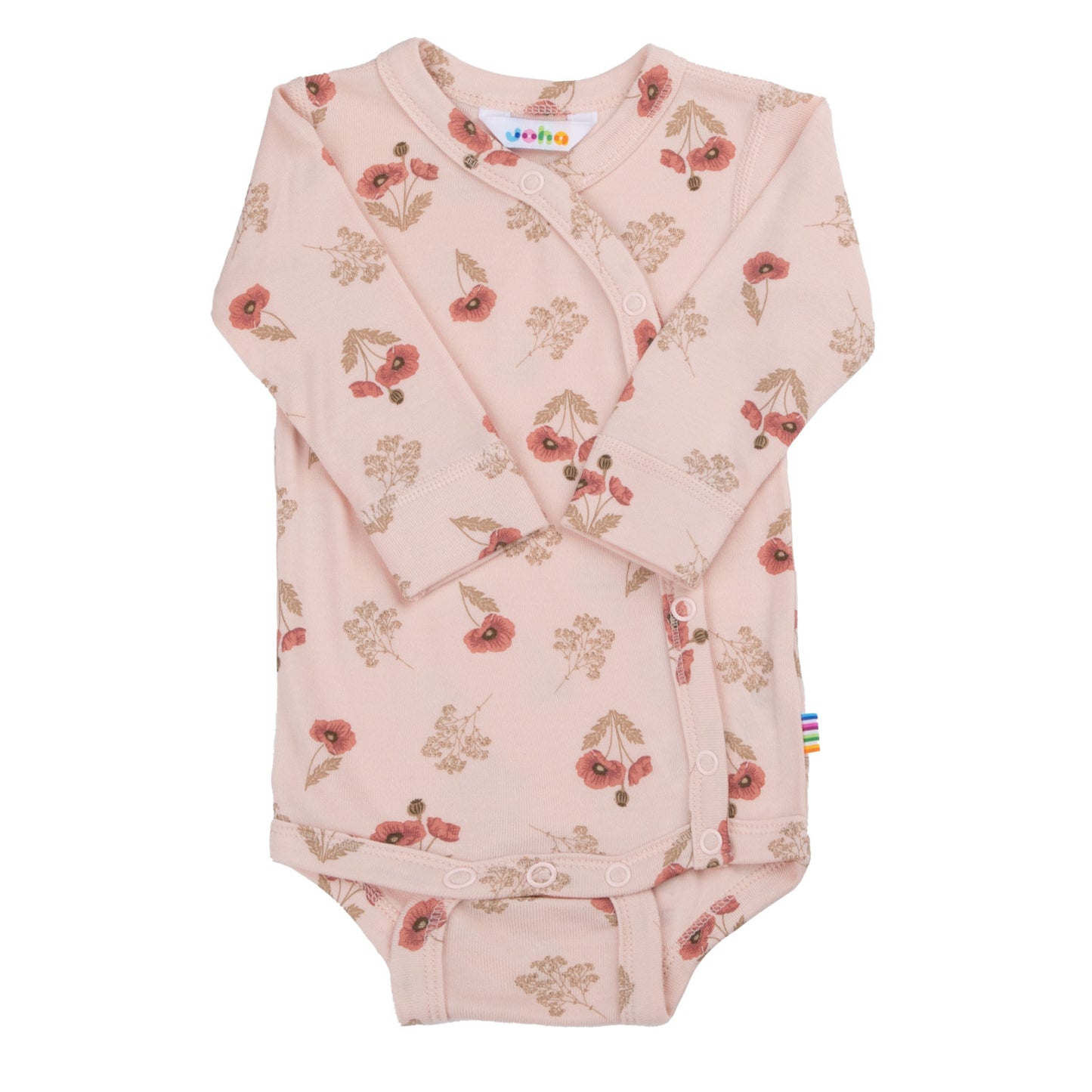 Joha Wickelbody aus Bambusviscose I Mohnblume