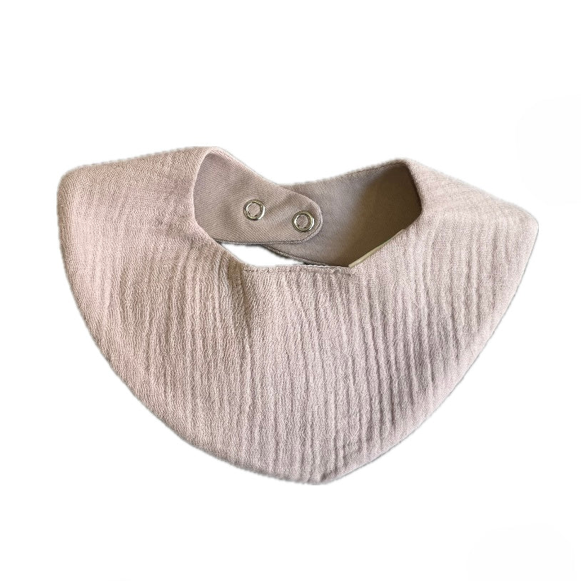Huttelihut Musselin Lätzchen - Cloud Gray