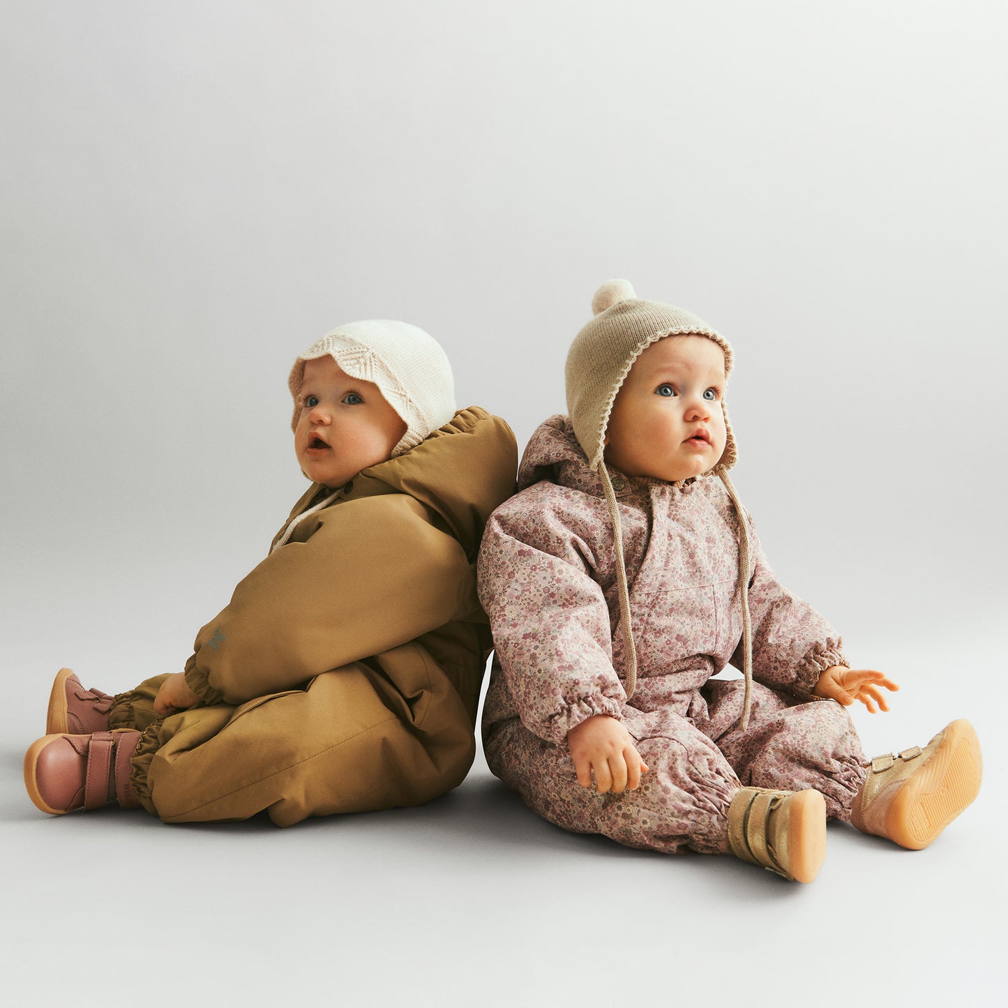 Wheat Strickbonnet Pomma "Warm Sand Melange"