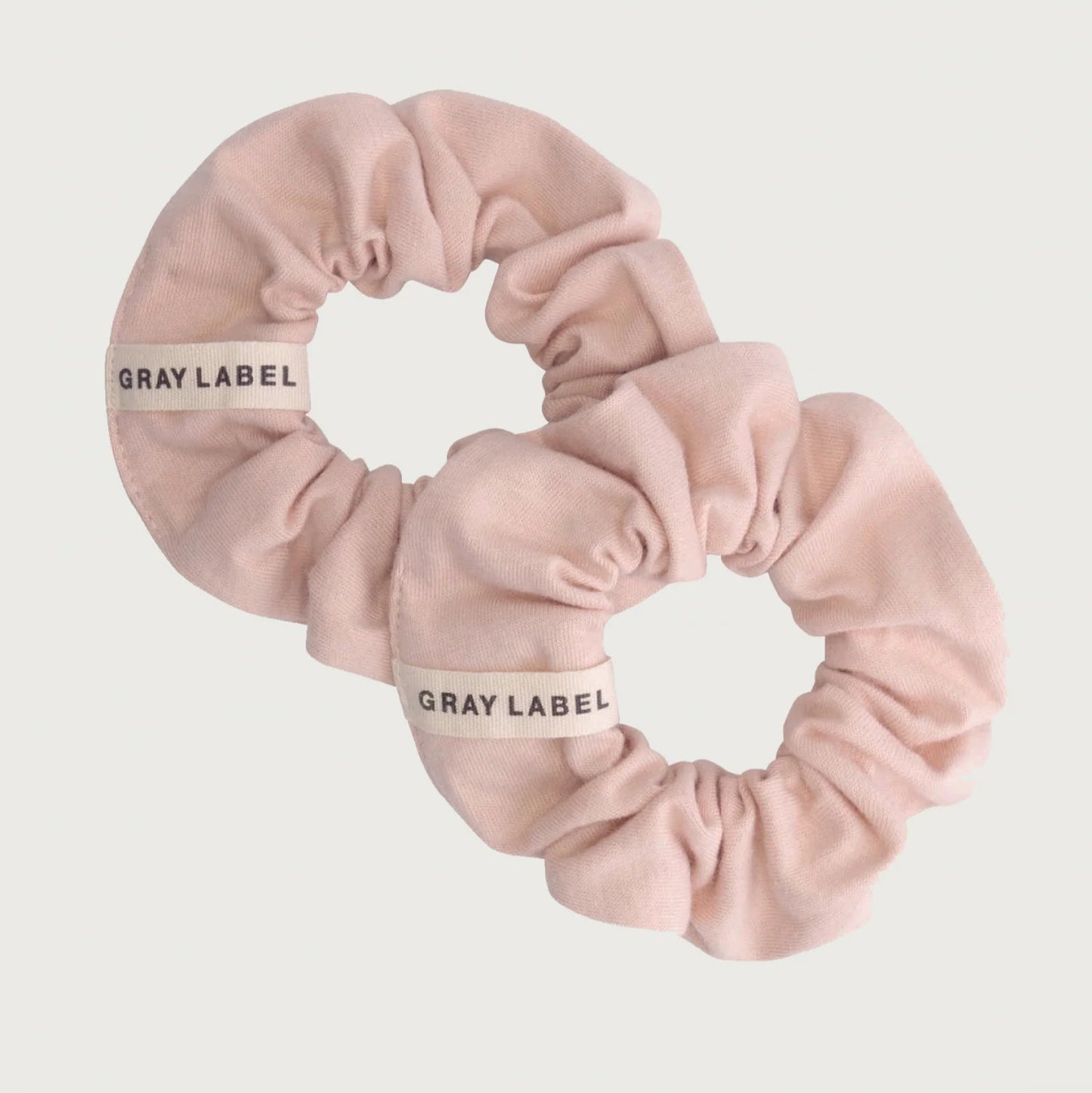 Gray Label Scrunchie Haarband 2er Set Grey Melange