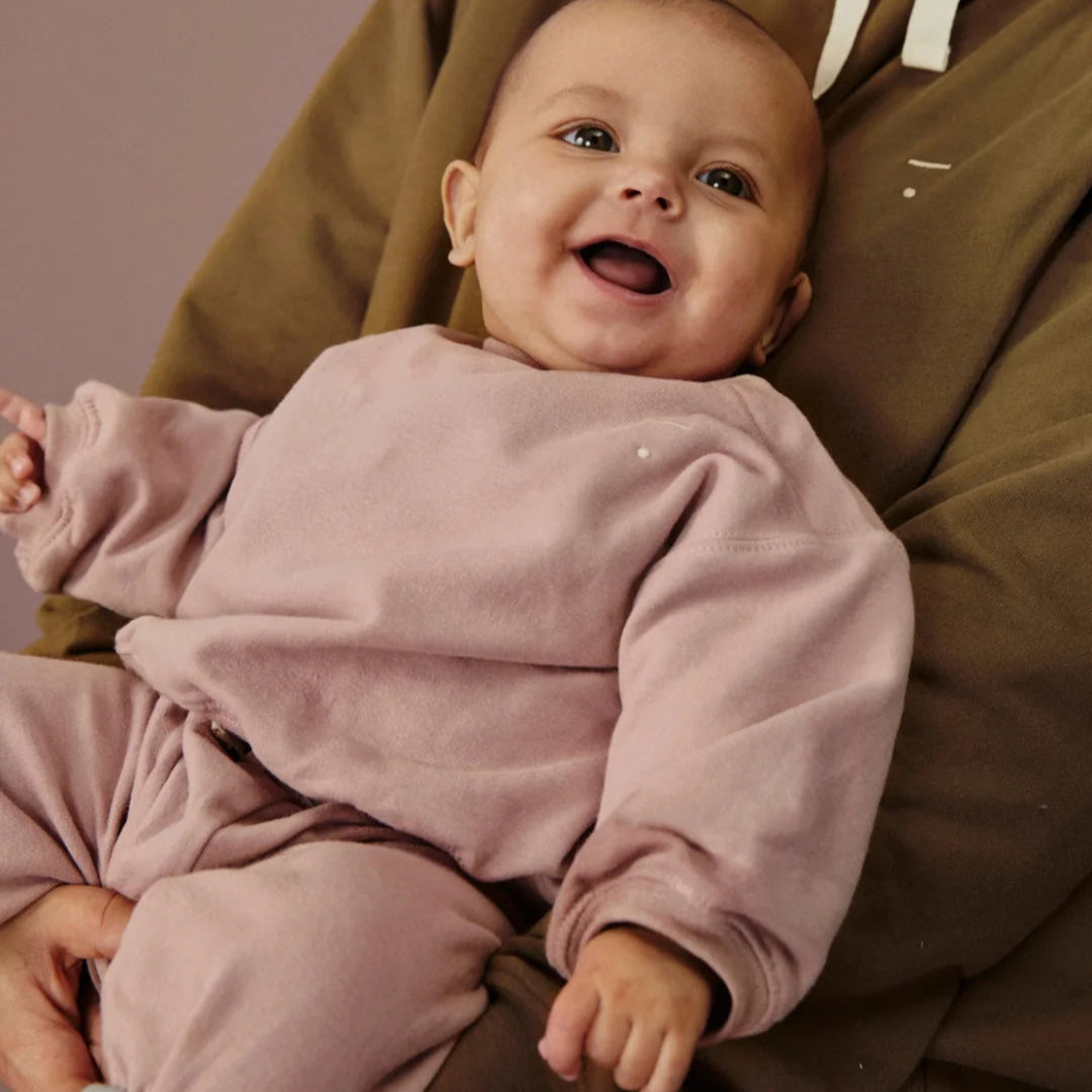Gray Label Baby Dropped Shoulder Sweater "Berry"