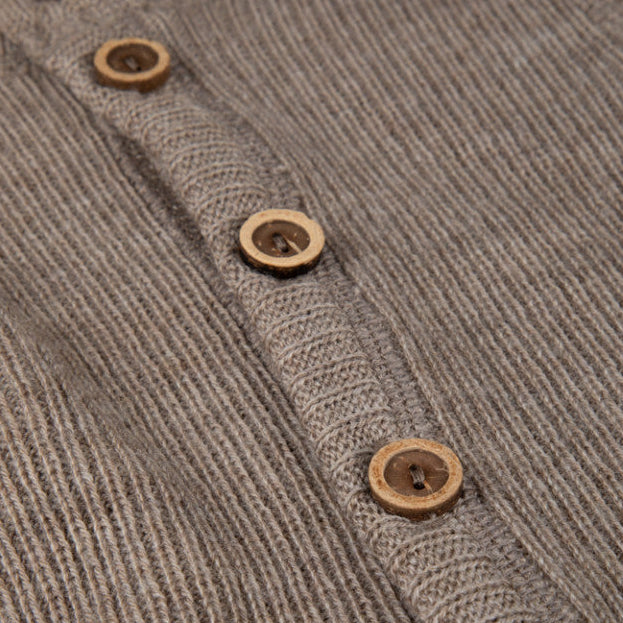 Joha Merino Cardigan "Beige Melange"