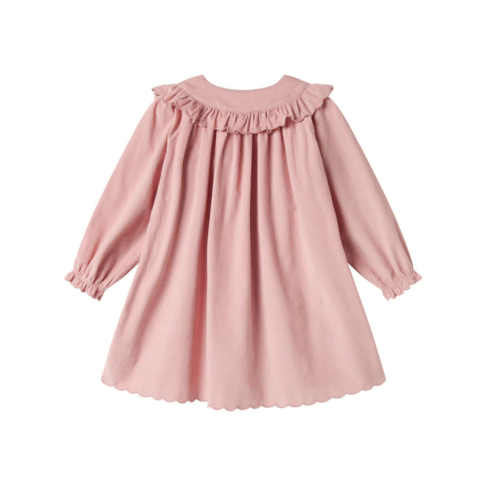 MarMar Feincord-Kleid Delina "Soft Berry"