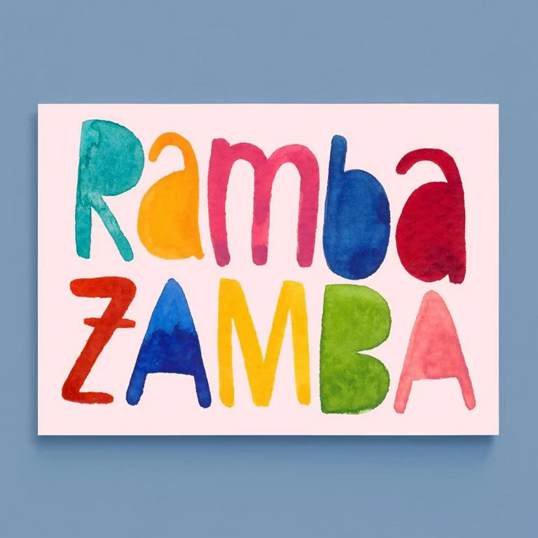 Frau Ottilie Postkarte "Rambazamba"