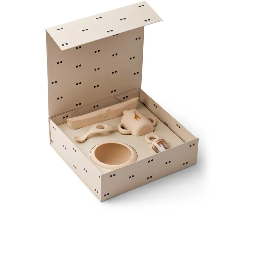 Liewood Mileah Baby-Geschirr-Set – Apple Blossom