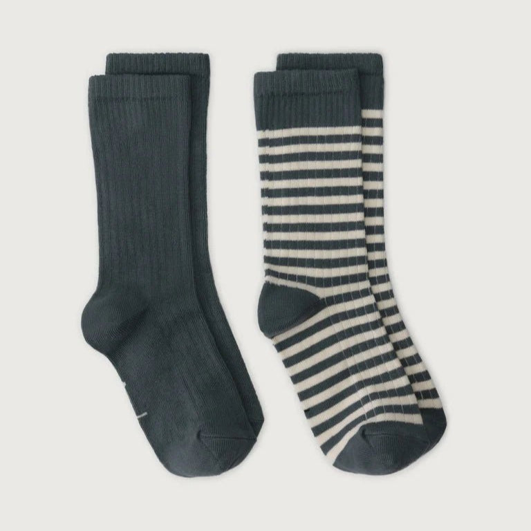 Gray Label Ribbed Socks 2er Pack - verschiedene Farben