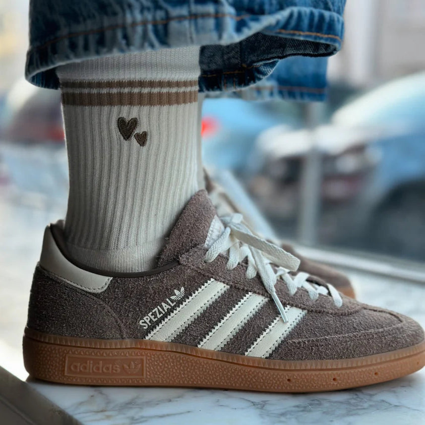 Atelier Rive Heart Socks Hazel Mini "Cream"