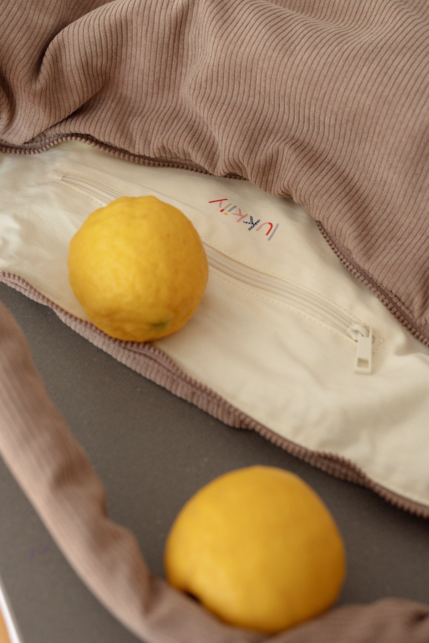 Lukkily Bag#1 "Cord Sand"