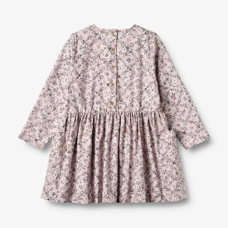 Wheat Kleid Aima "Lilac Checked Flowers"