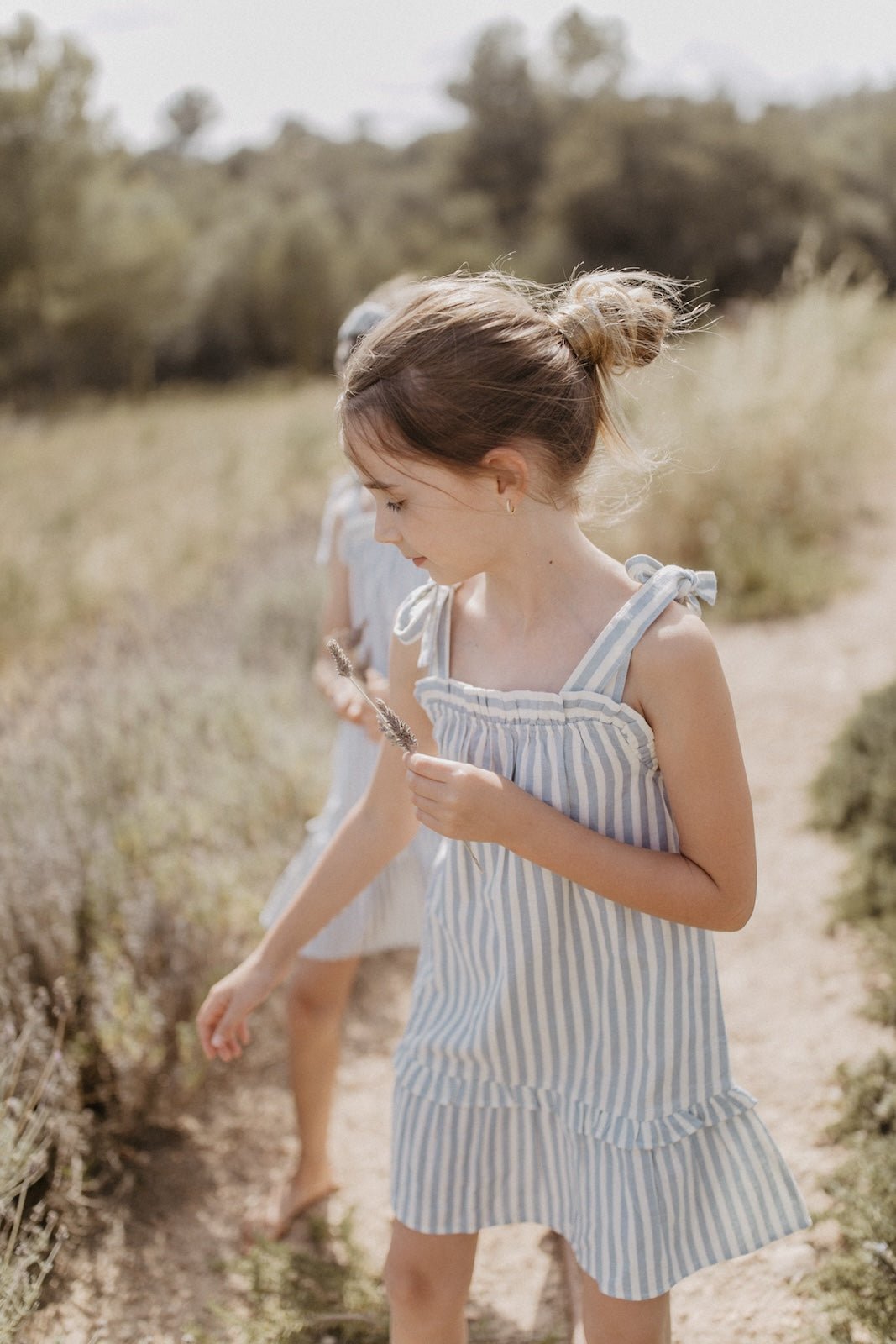 Leevje Leinenkleid "Blue Stripes"