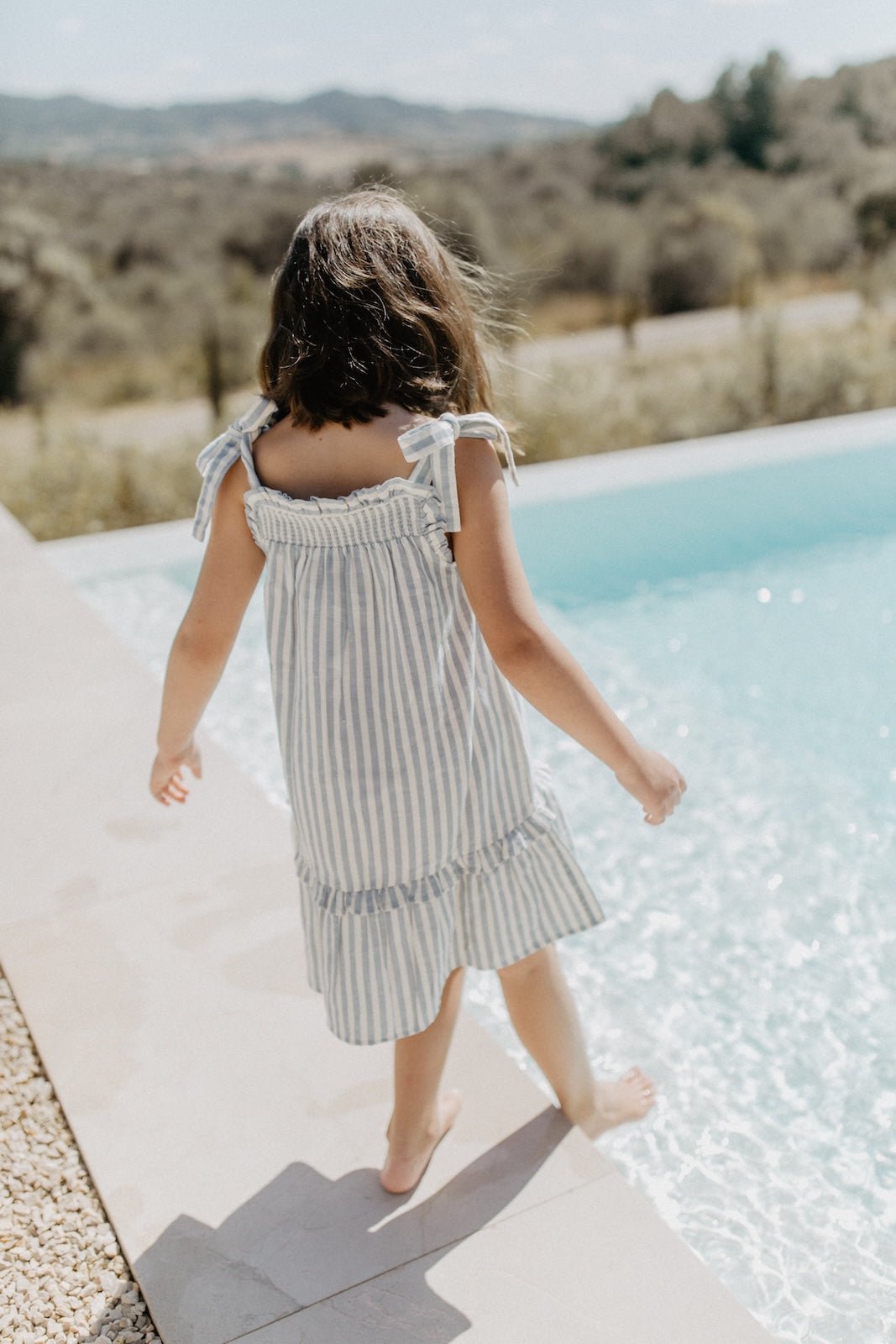 Leevje Leinenkleid "Blue Stripes"