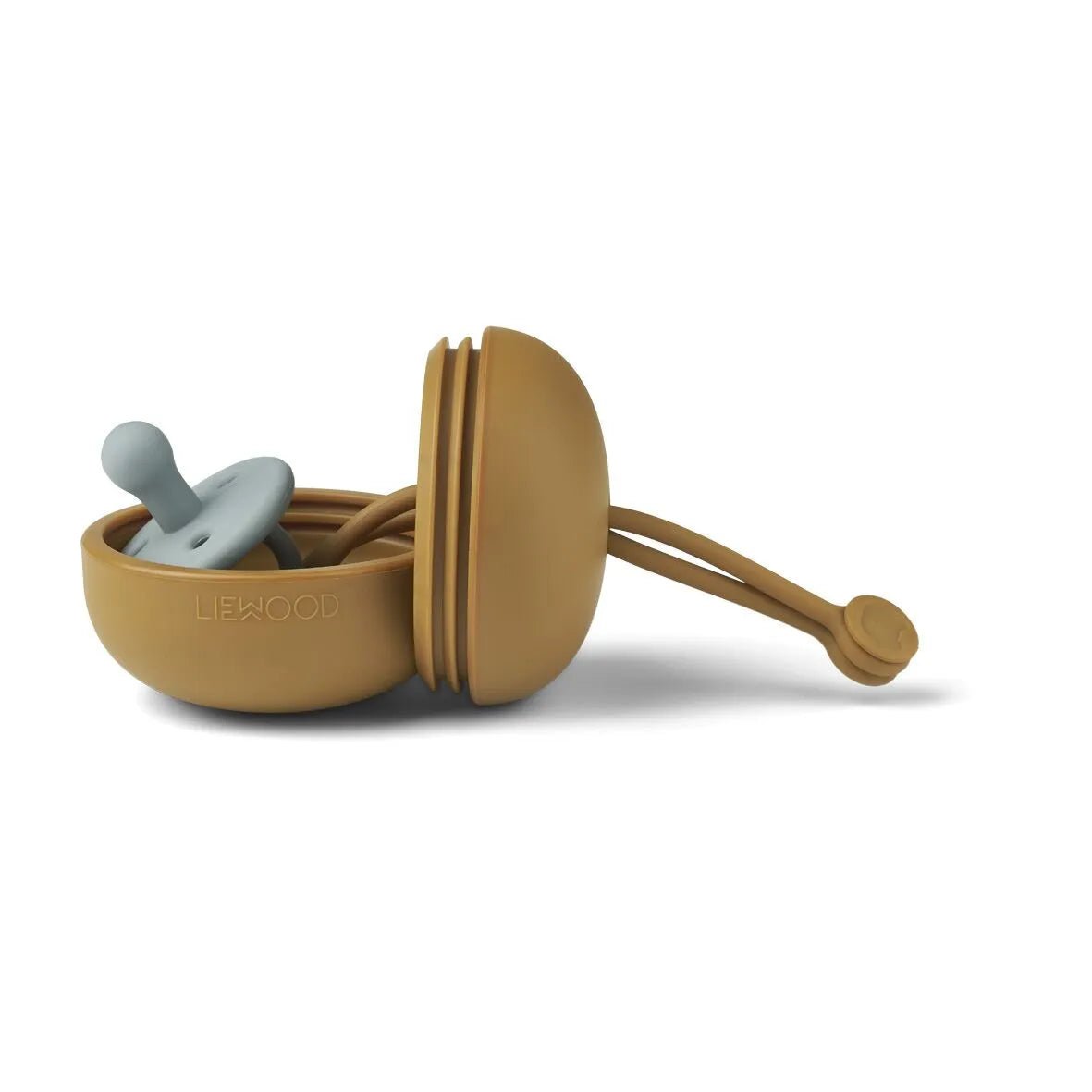 Liewood Philip Silikon Schnullerbox „Golden caramel“