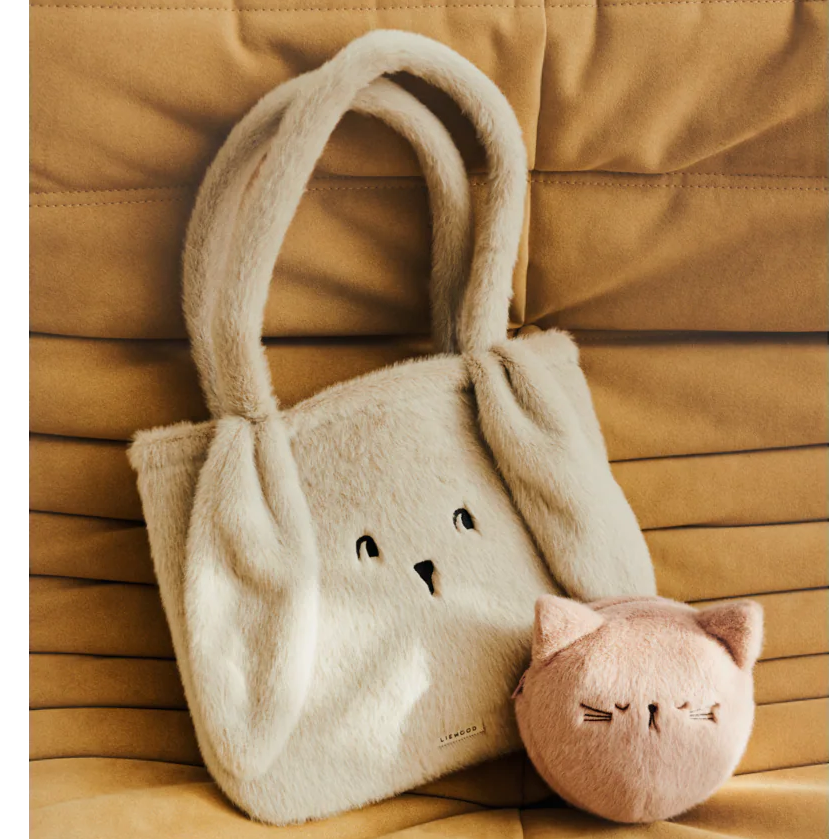Liewood Lexi Plush Rabbit Totebag "Mist"