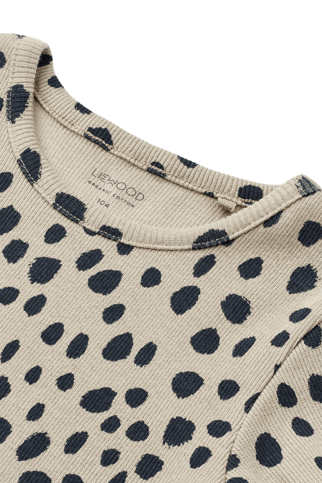 Liewood Rib T-Shirt Nieve Leo Mist