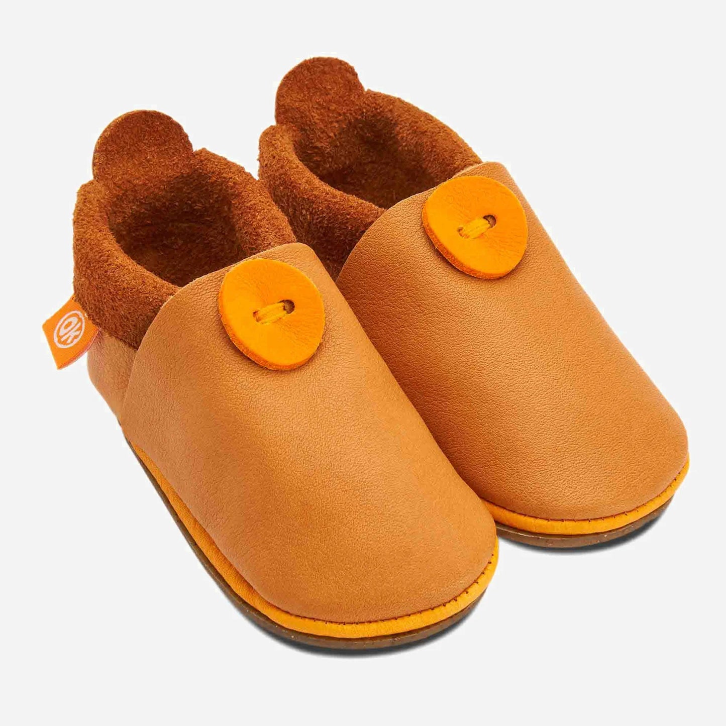 Lederpuschen Amigo Orangenkinder