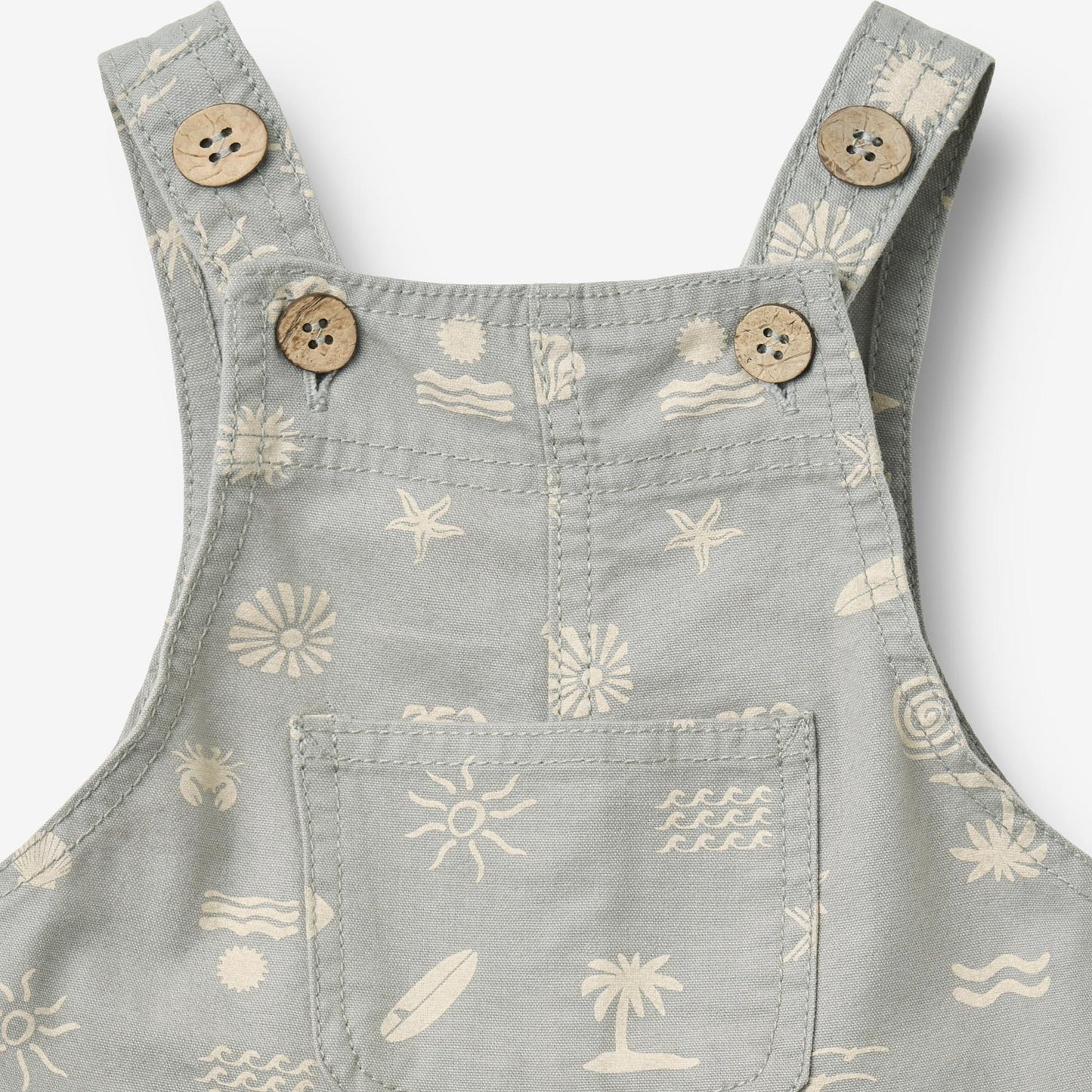Wheat Baby Overall Ivan "Light Flint Summer"