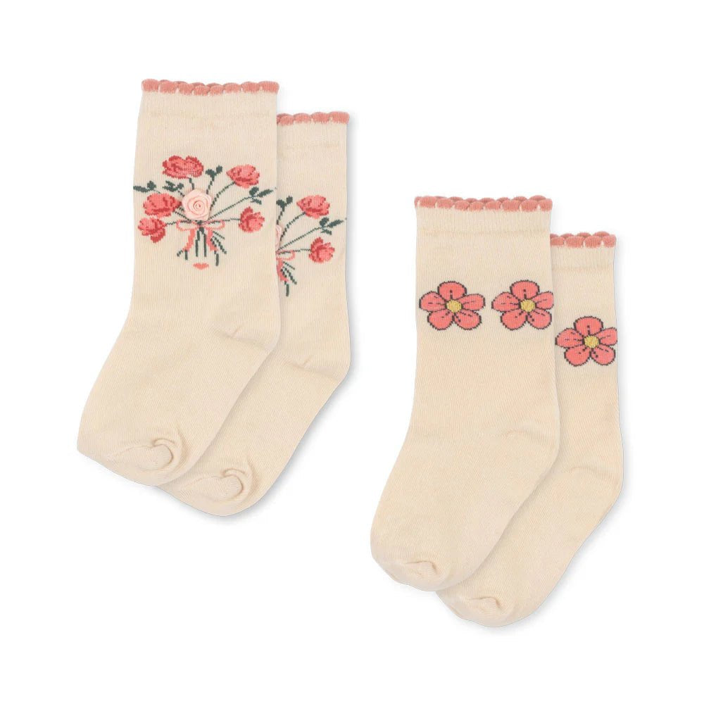 Konges Slojd Socken Rose 2er Pack