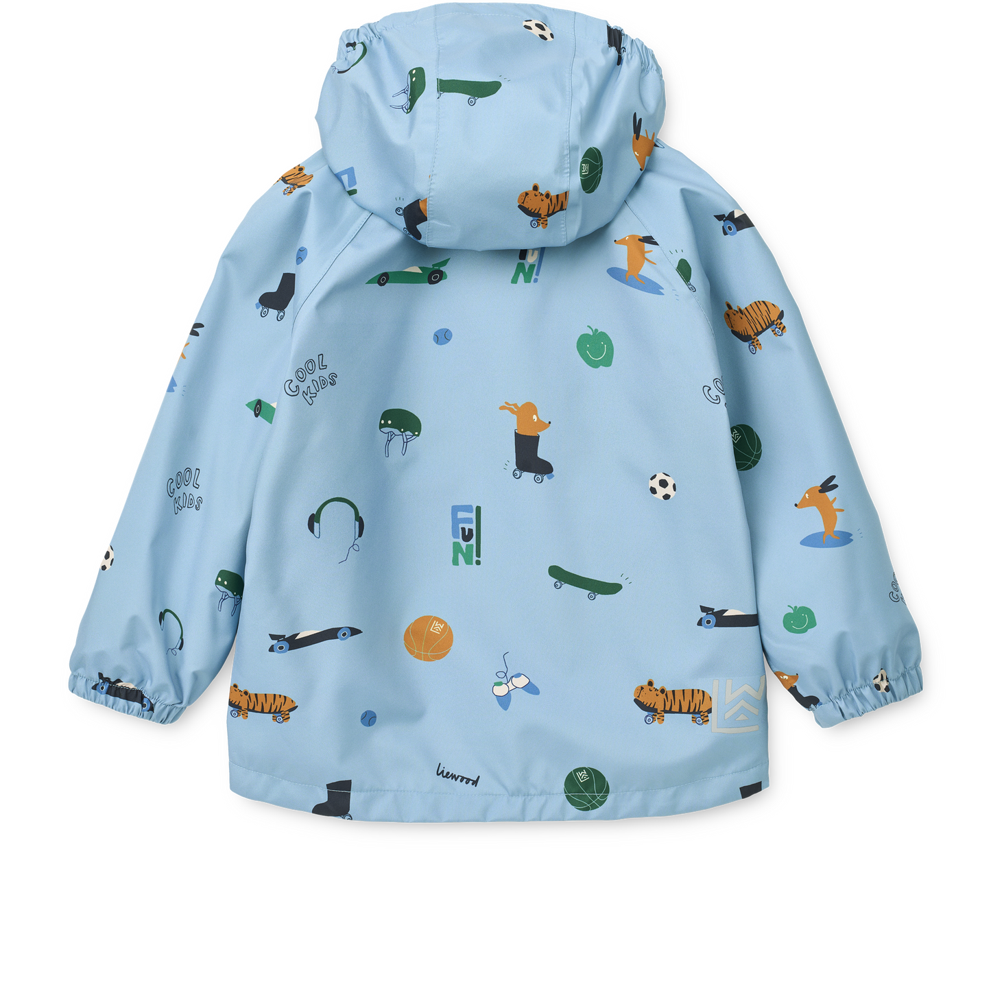Liewood Regenbekleidungsset Pedia "Fun / Beach blue"