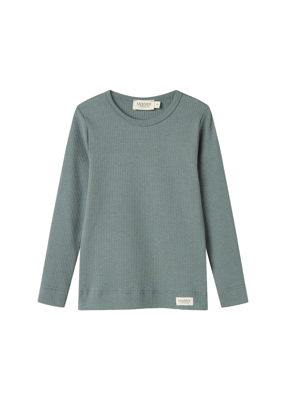 MarMar Ripp-Langarmshirt "Dusty Green"