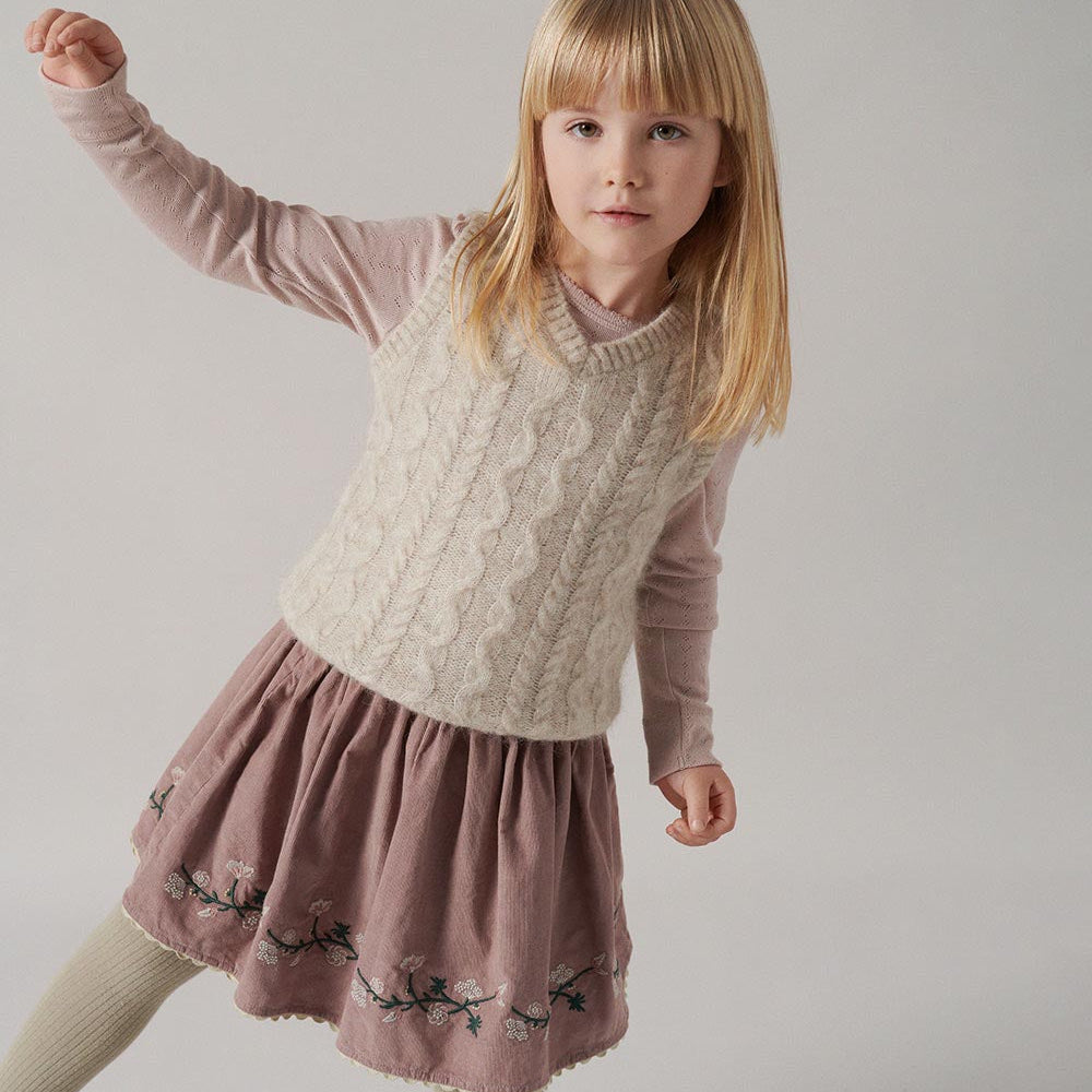 MarMar Selina Feincord Rock Dusty Mauve