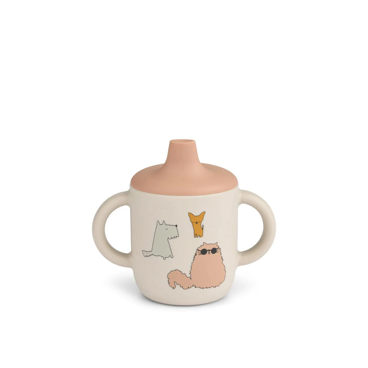 Liewood Trinkbecher „Neil Sippy– Cats and Dogs / Sandy“